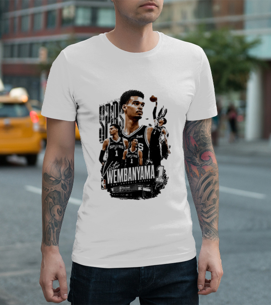 Victor Wembanyama San Antonio Spurs NBA Basketball Self 1 T-Shirt