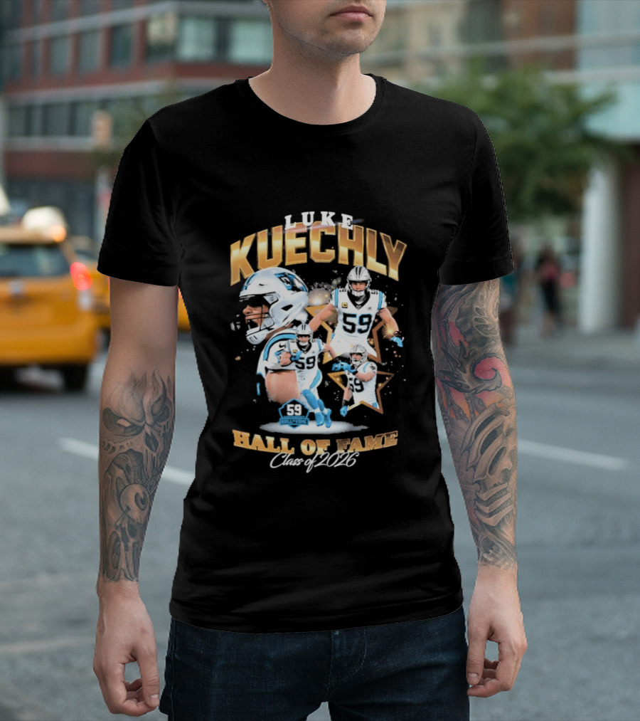 Luke Kuechly Panthers Hall Of Fame Class Of 2026 T-Shirt