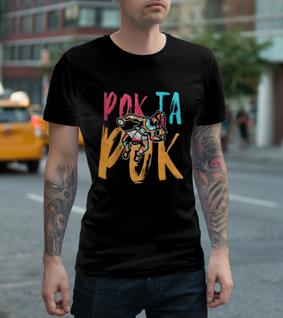 Pok Ta Pok Copa Pensacola Pensacola Blue Wahoos MiLB Baseball Playful Athletic T-Shirt