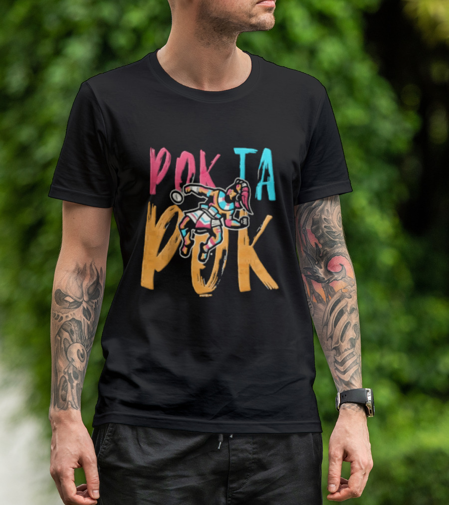 Pok Ta Pok Copa Pensacola Pensacola Blue Wahoos MiLB Baseball Playful Athletic T-Shirt