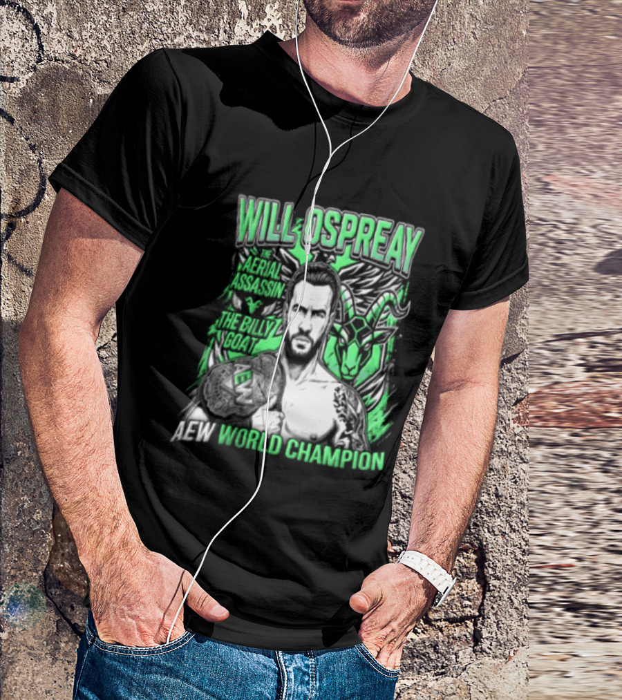 Will Ospreay Aerial Assassin Billy Goat World Champion T-Shirt