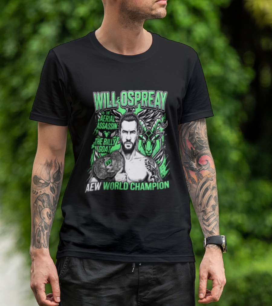 Will Ospreay Aerial Assassin Billy Goat World Champion T-Shirt
