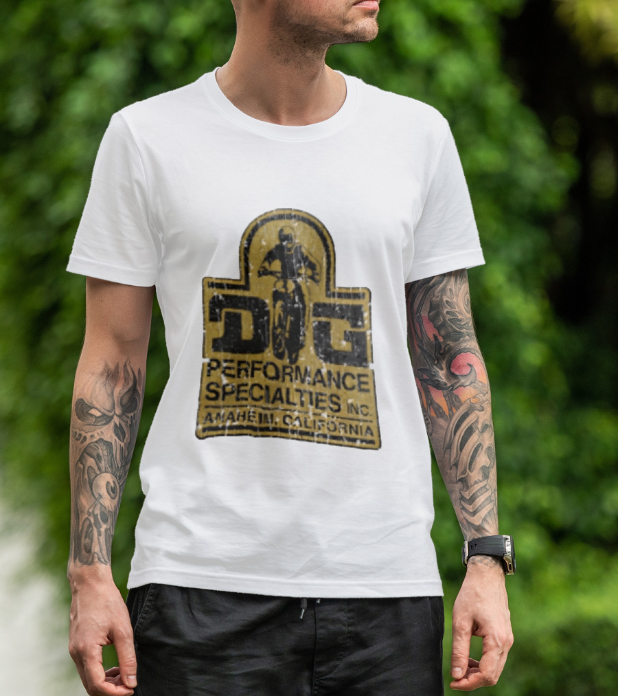 Dg Bmx 1974 Performance Specialties Inc Anaheim California T-Shirt