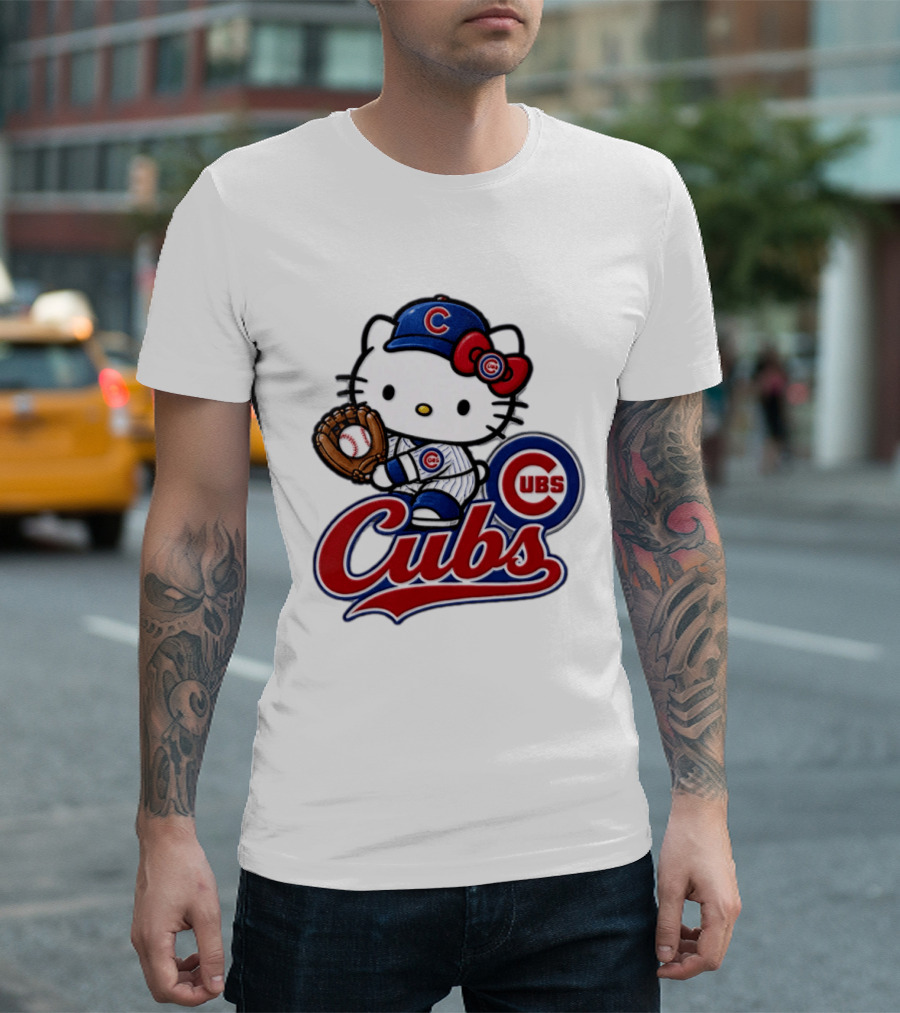 Hello Kitty Cubs 2026 MLB Baseball Chicago T-Shirt
