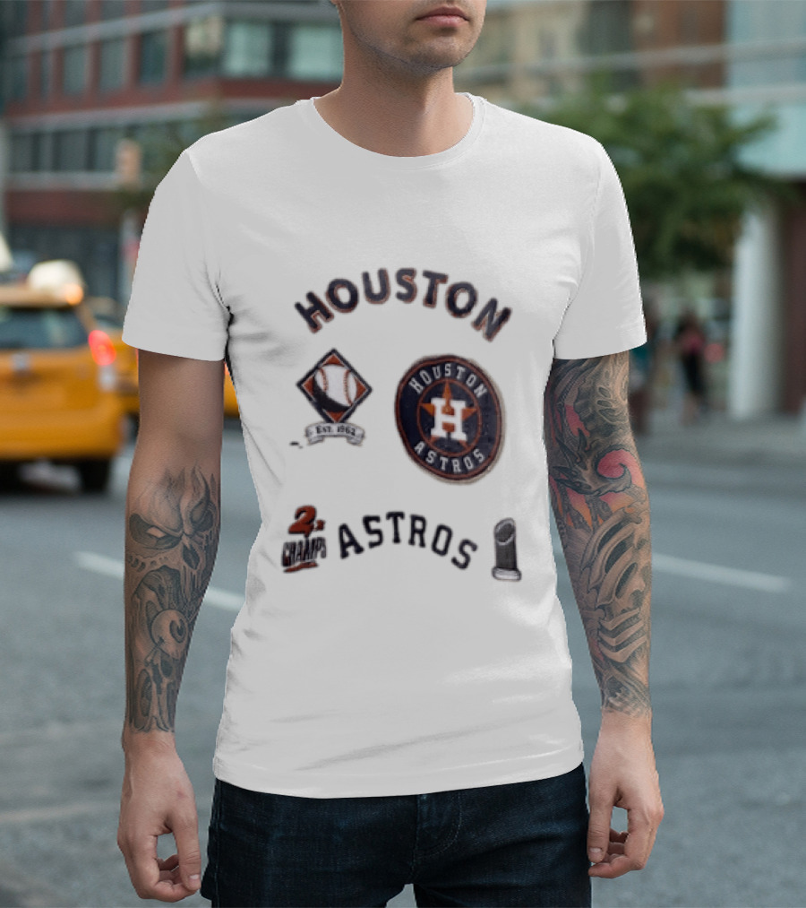 Houston Astros 2x Champs Baseball EST 1962 T-Shirt