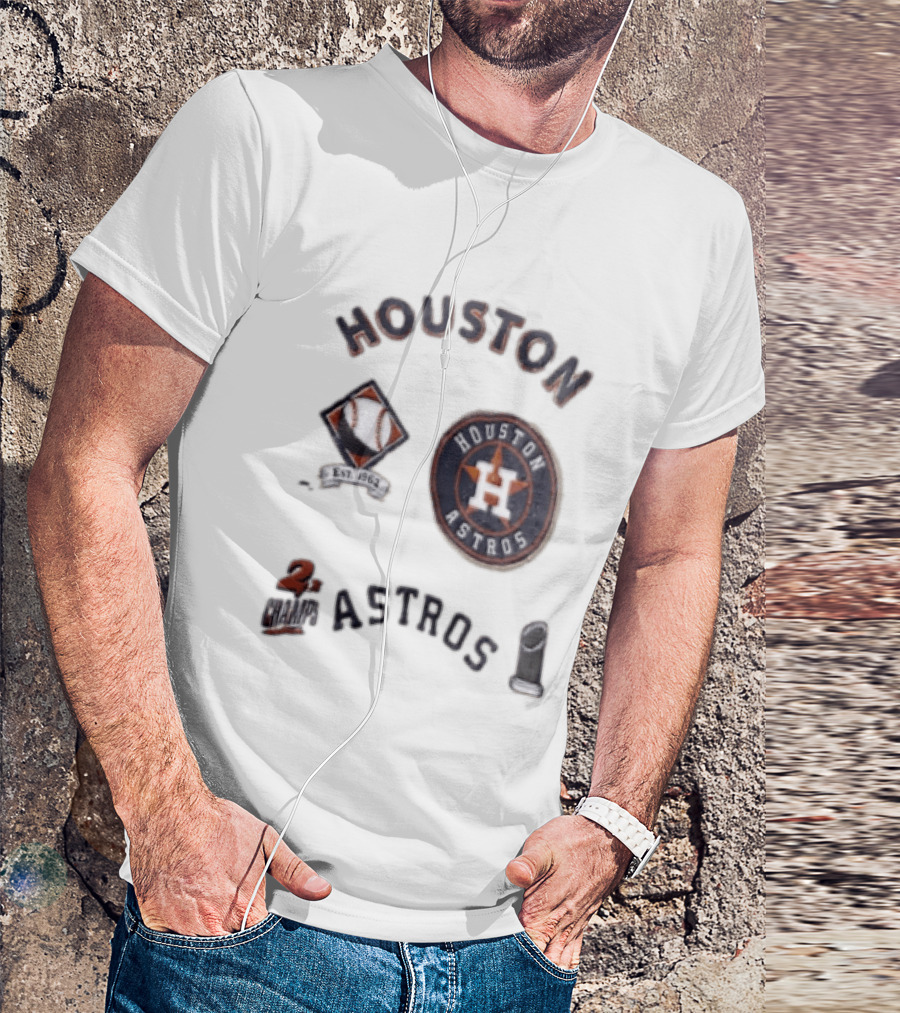 Houston Astros 2x Champs Baseball EST 1962 T-Shirt