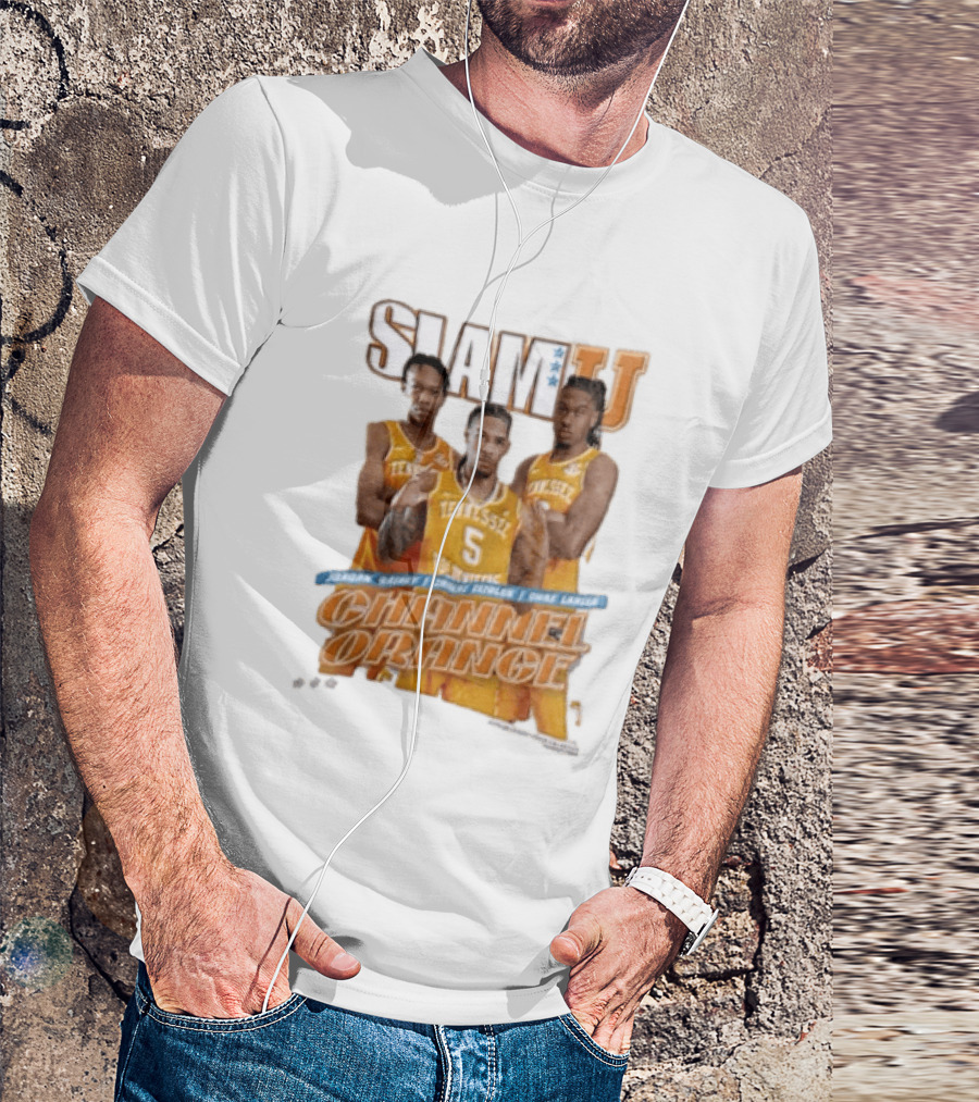 Slam University Tennessee Channel Orange Jordan Gainey Zakai Zeigler Chaz Lanier T-Shirt