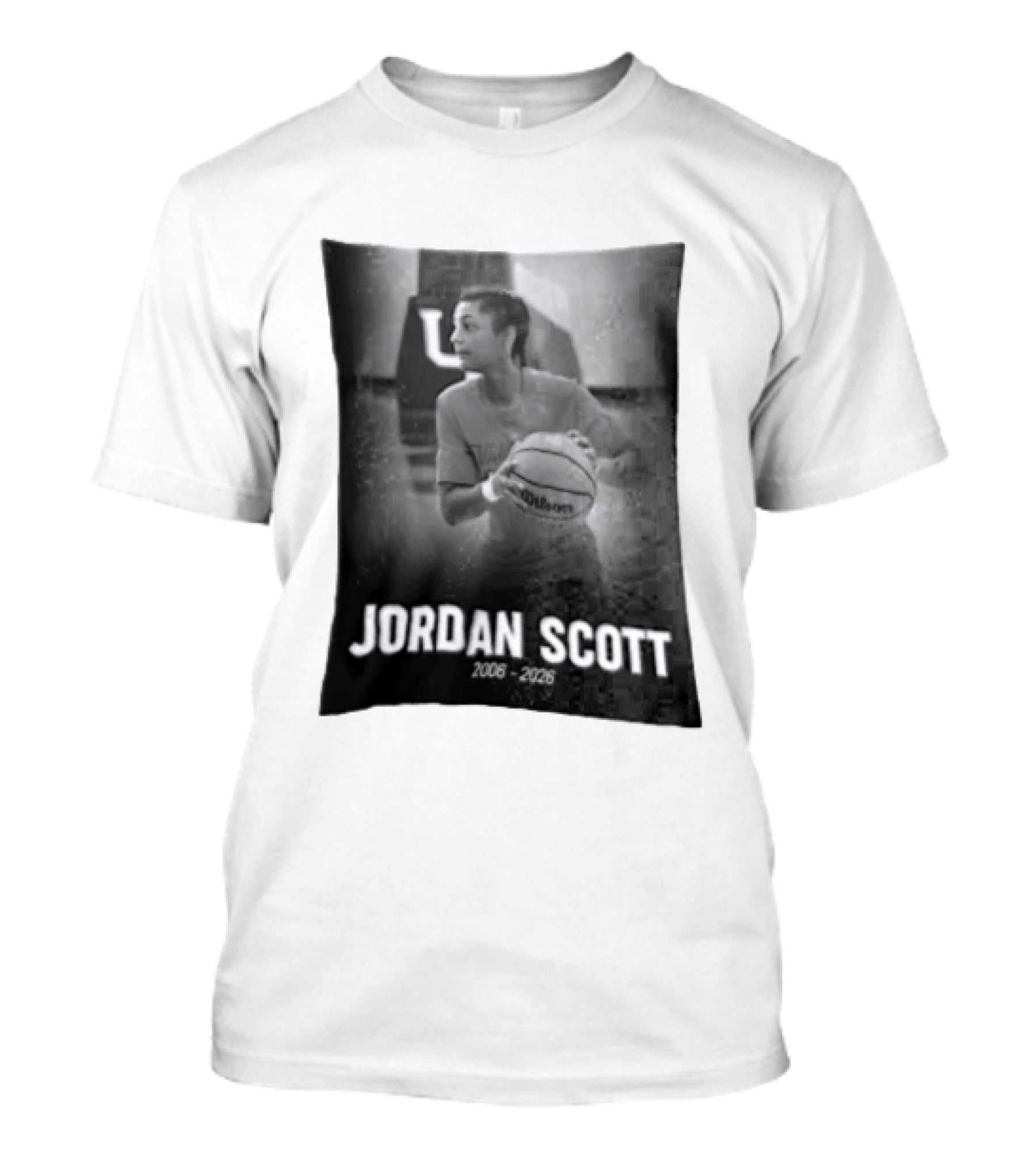 Jordan Scott Basketball Tribute 2006 2026 RIP Memories T-Shirt