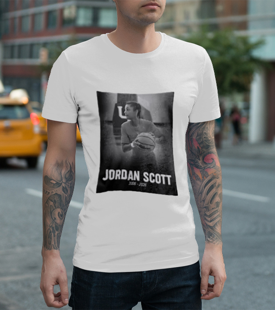 Jordan Scott Basketball Tribute 2006 2026 RIP Memories T-Shirt