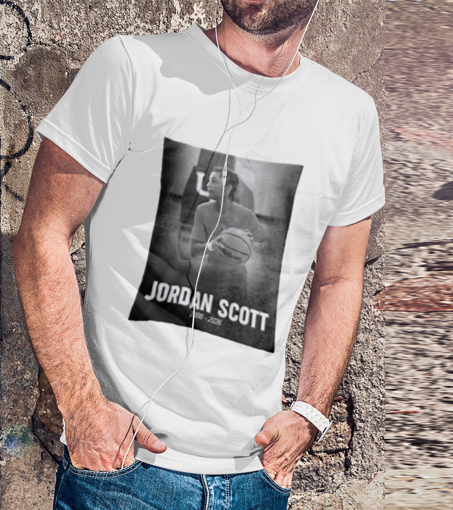 Jordan Scott Basketball Tribute 2006 2026 RIP Memories T-Shirt