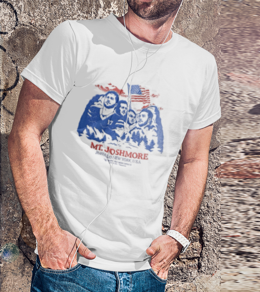 Mt. Joshmore Buffalo New York USA Josh Allen Football Fans Collectible T-Shirt