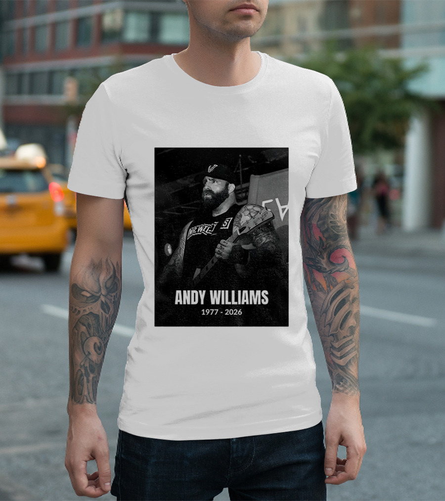 Andy Williams 1977 2026 Every Time I Die T-Shirt