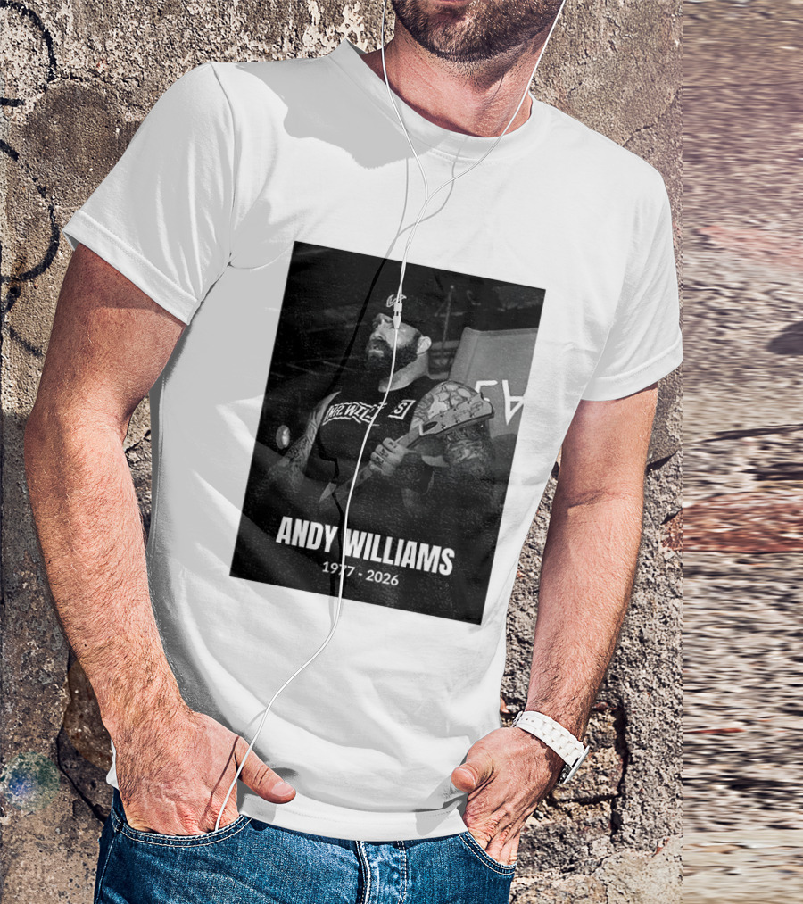 Andy Williams 1977 2026 Every Time I Die T-Shirt
