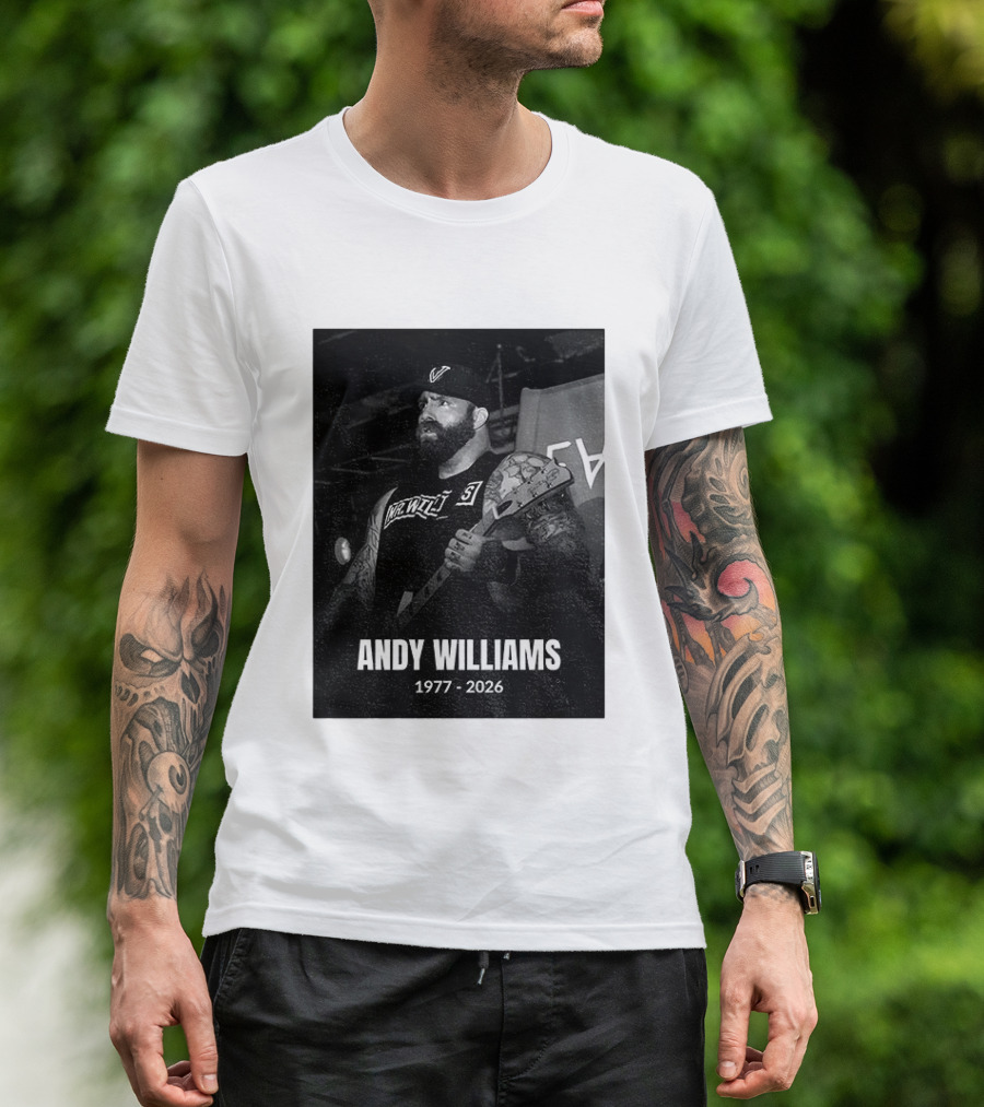 Andy Williams 1977 2026 Every Time I Die T-Shirt