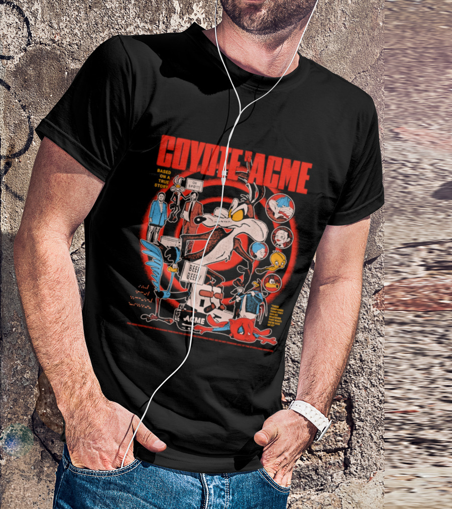 Coyote Vs Acme Based On A True Story Warner Bros Animation T-Shirt
