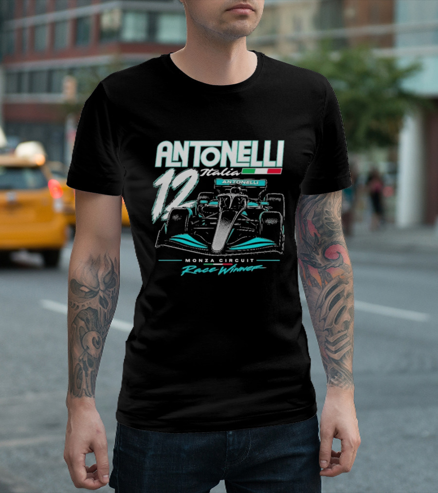 Antonelli Italia 12 Monza Circuit Race Winner T-Shirt