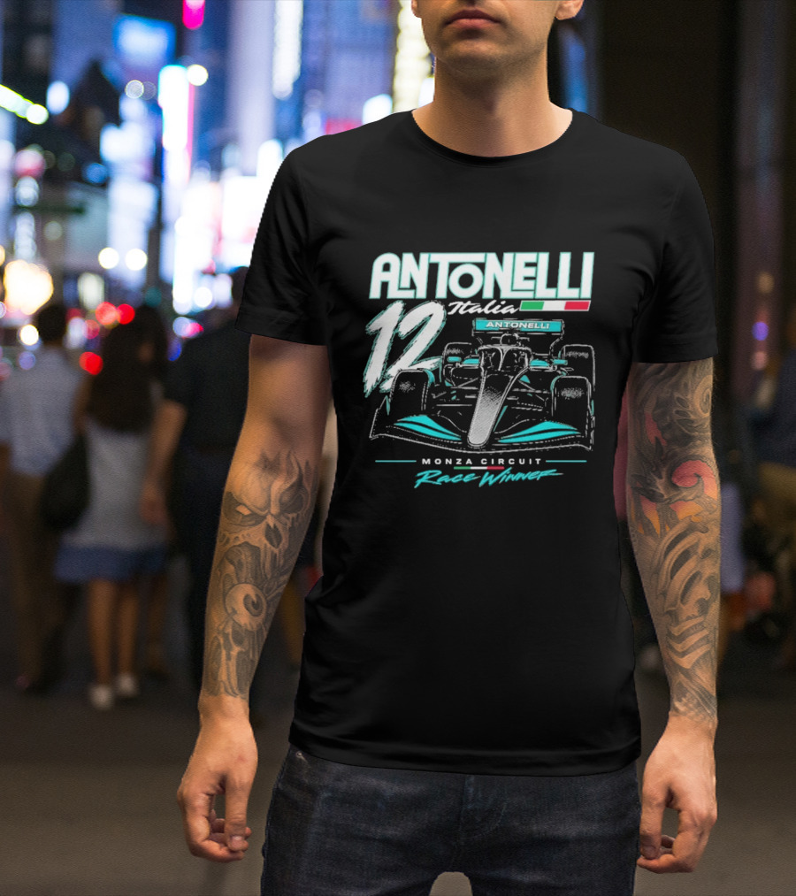 Antonelli Italia 12 Monza Circuit Race Winner T-Shirt