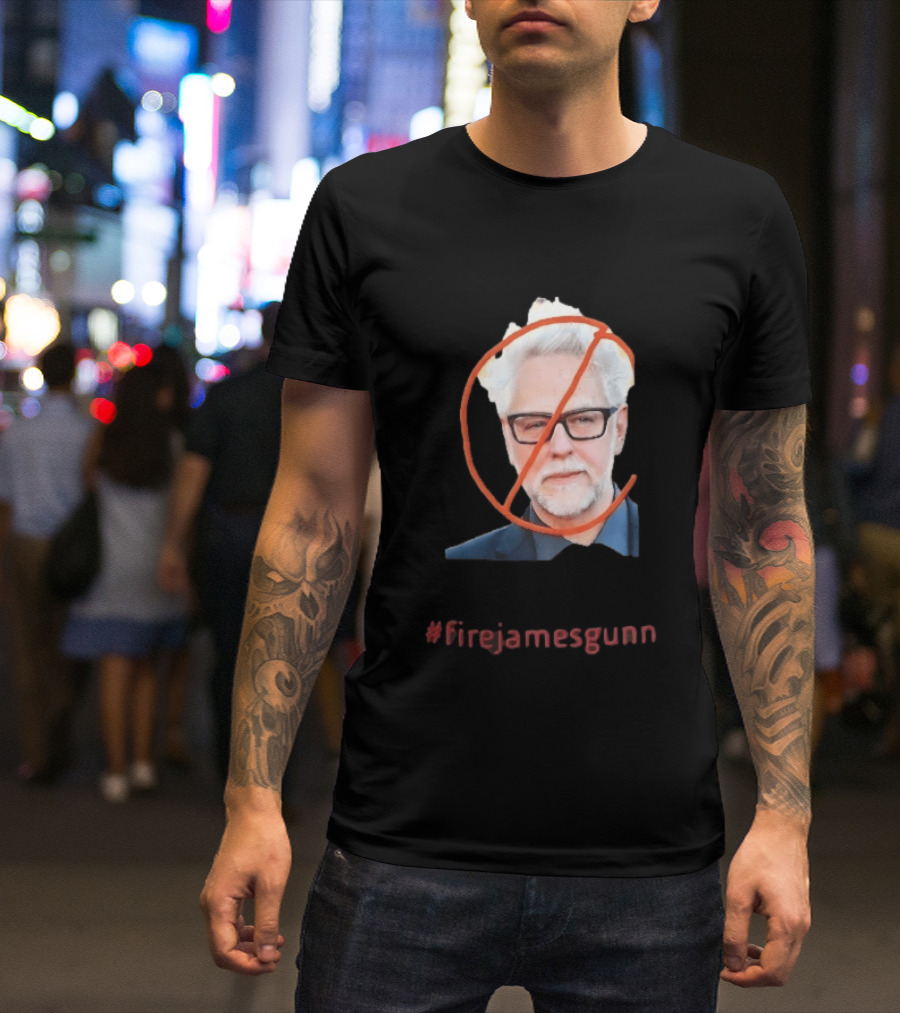 #FireJamesGunn Photo Red No T-Shirt