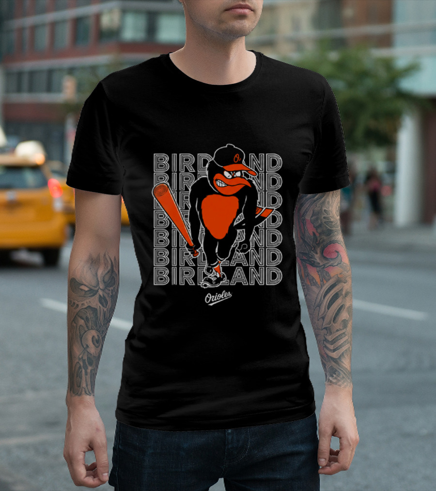 Orioles Birdland Angry Bird 2026 Giveaway T-Shirt