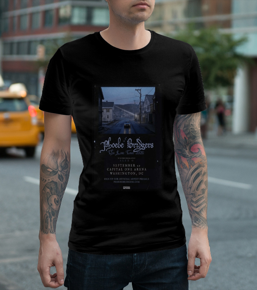Phoebe Bridgers The Lost Tour 2026 September 29 Capital One Arena Washington DC T-Shirt