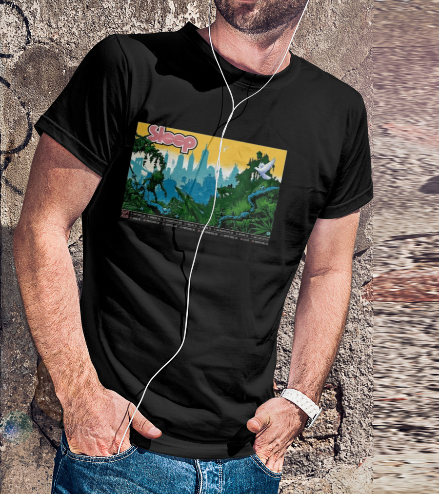 Sleep September 2026 Tour Dates Locations Skyline Jungle T-Shirt