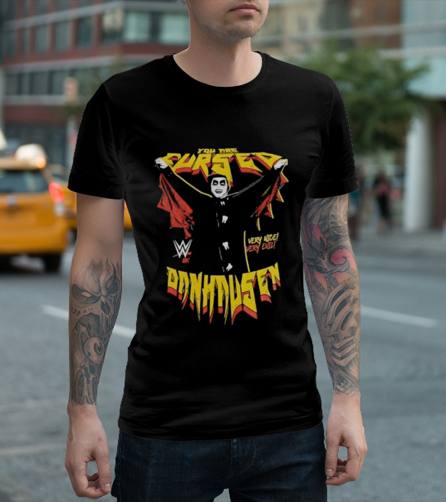Cursed Very Nice Very Evil WWE Danhausen T-Shirt