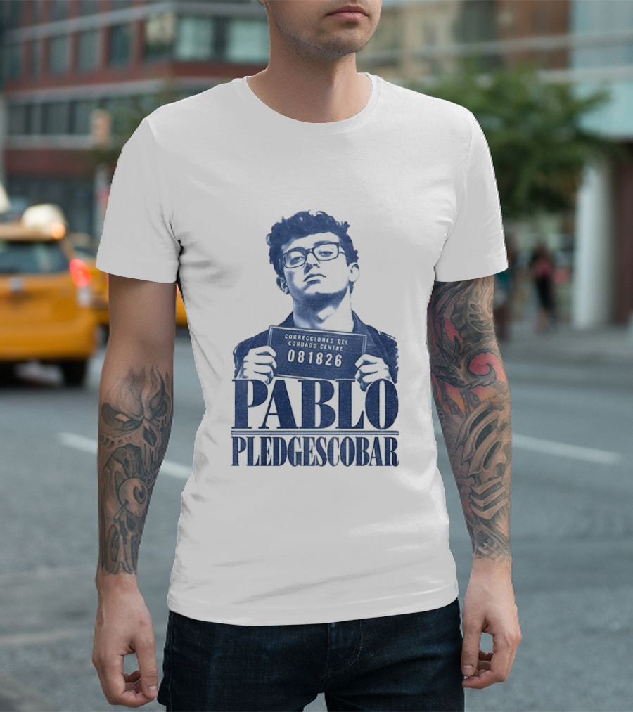 Pablo Pledgescobar Correcciones Del Condado Centre 081826 T-Shirt