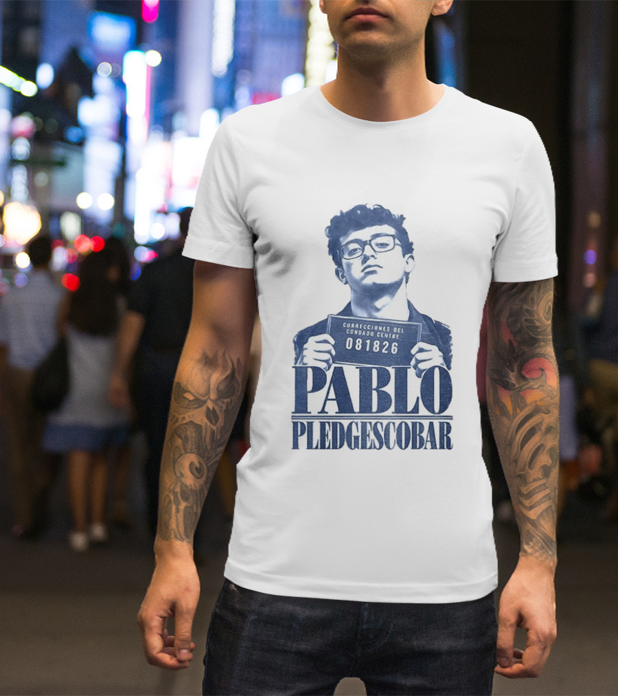 Pablo Pledgescobar Correcciones Del Condado Centre 081826 T-Shirt