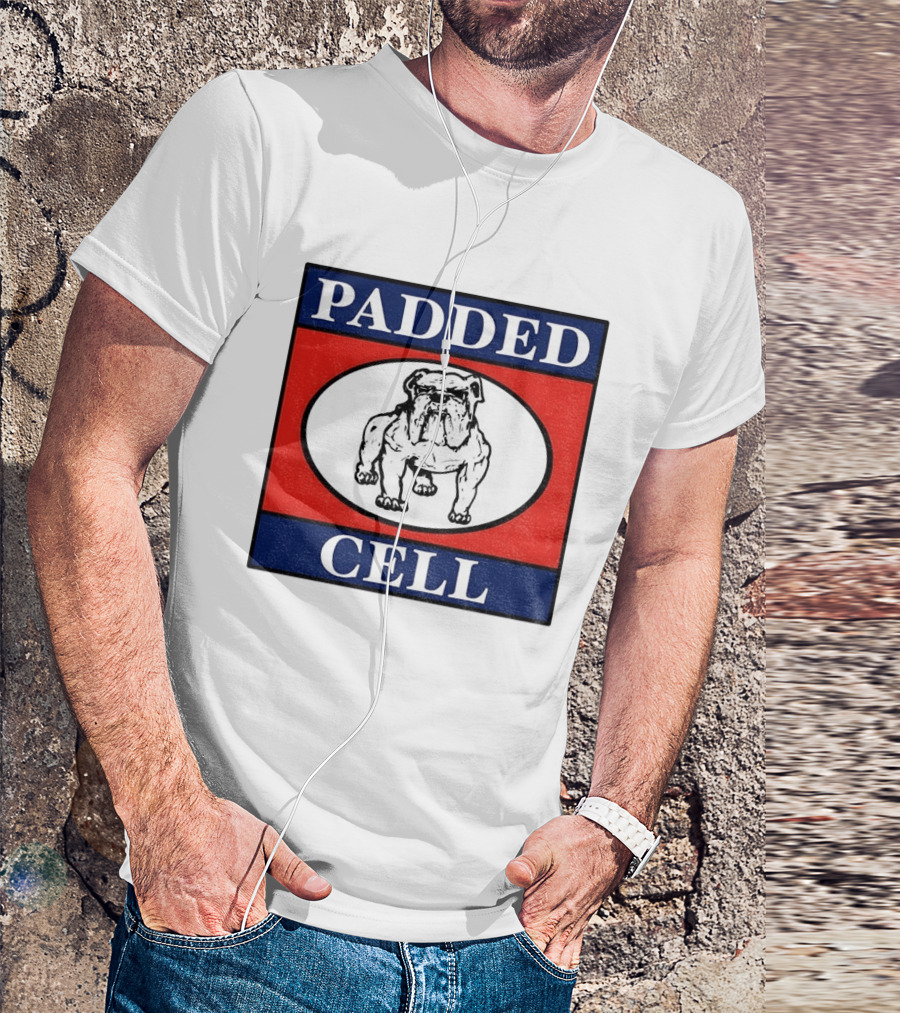 Punk Rock Padded Cell Bulldog Oval T-Shirt