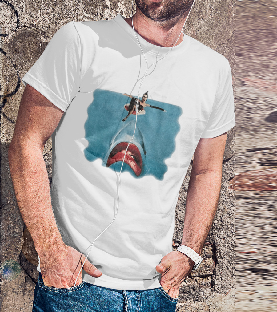 Sharky Horror Picture Show Jaws Mashup Movies T-Shirt