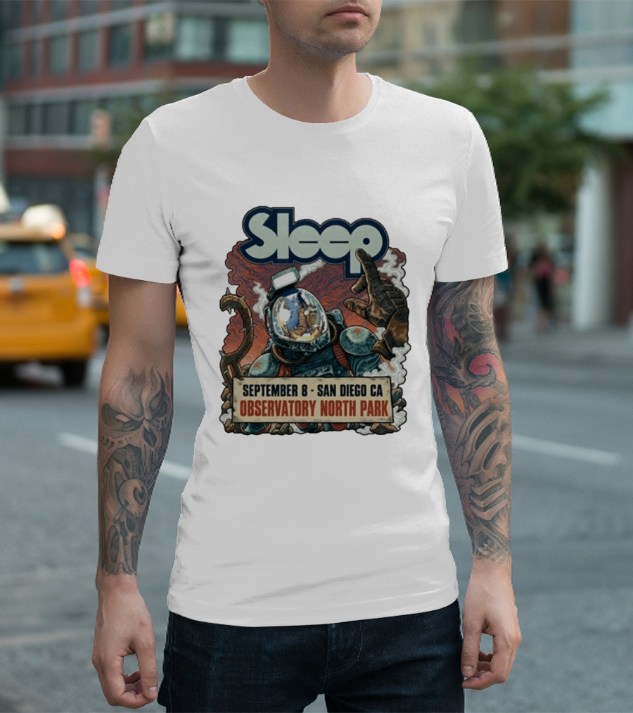 Sleep Sep 8 2026 Observatory North Park In San Diego California T-Shirt