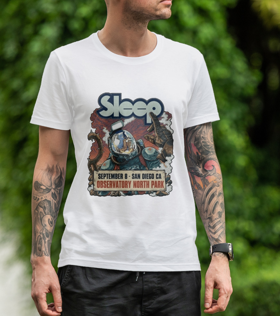 Sleep Sep 8 2026 Observatory North Park In San Diego California T-Shirt