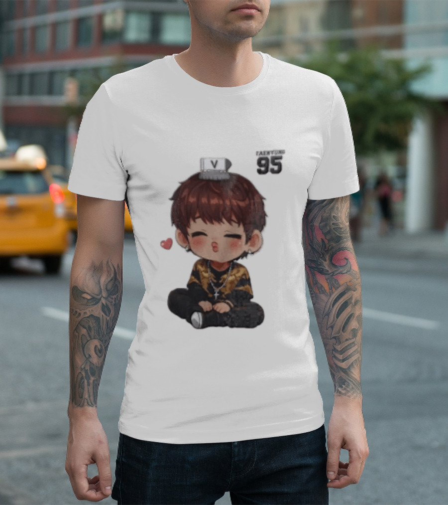 Taehyung V BTS 95 Kawaii Chibi T-Shirt