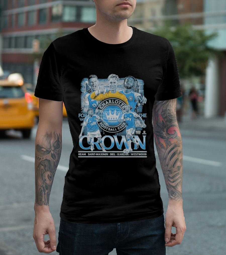 Charlotte FC 2026 Crown Ream Saint Maximin Biel Kahlina Westwood T-Shirt