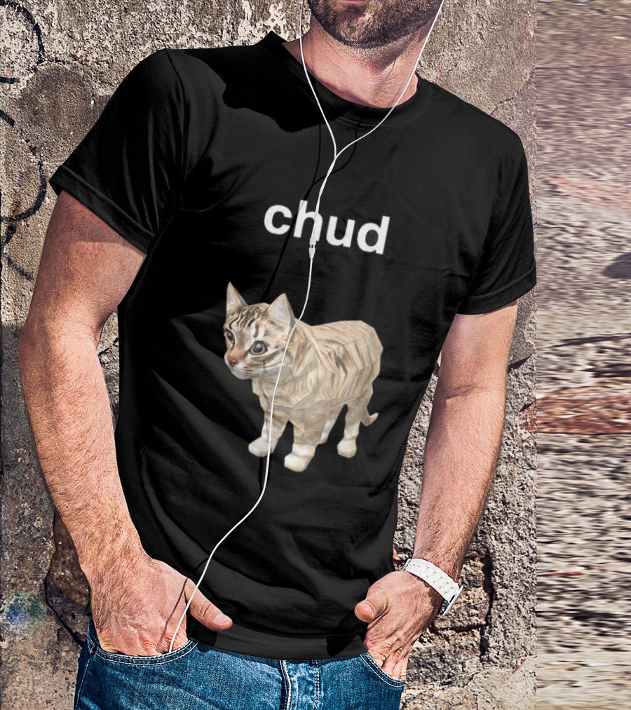 Chud Cat Meme Funny Internet Culture T-Shirt