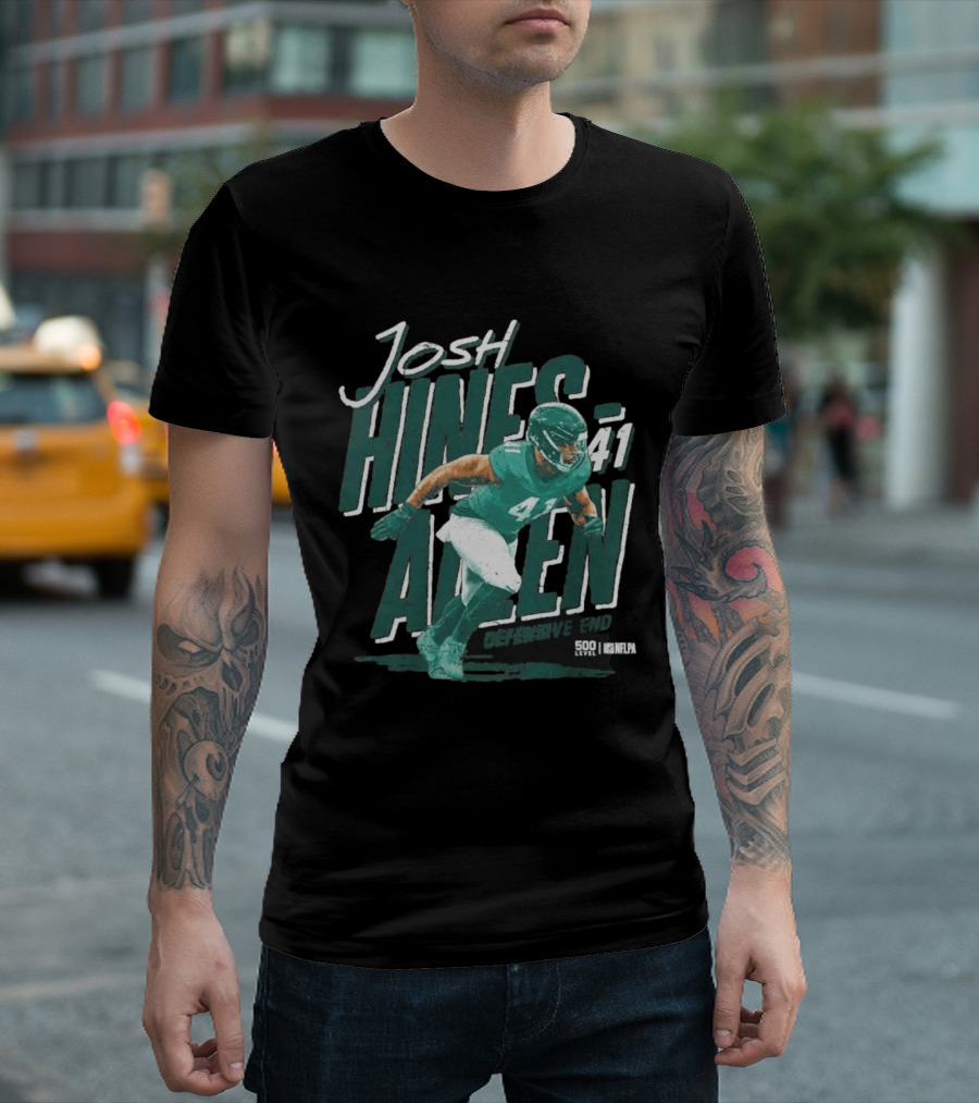 Josh Hines Allen 41 Defensive End NFLPA 500 Level T-Shirt
