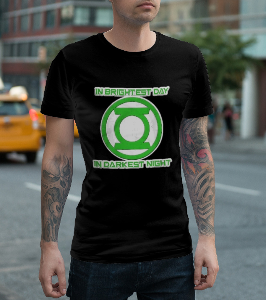 Green Lantern In Brightest Day In Darkest Night T-Shirt