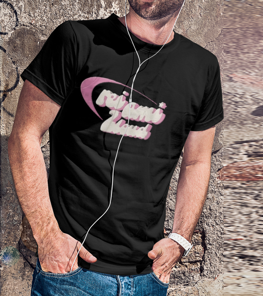 Rei Ami To Loud Pink Orbit Ring Star 3D Logo Playful T-Shirt