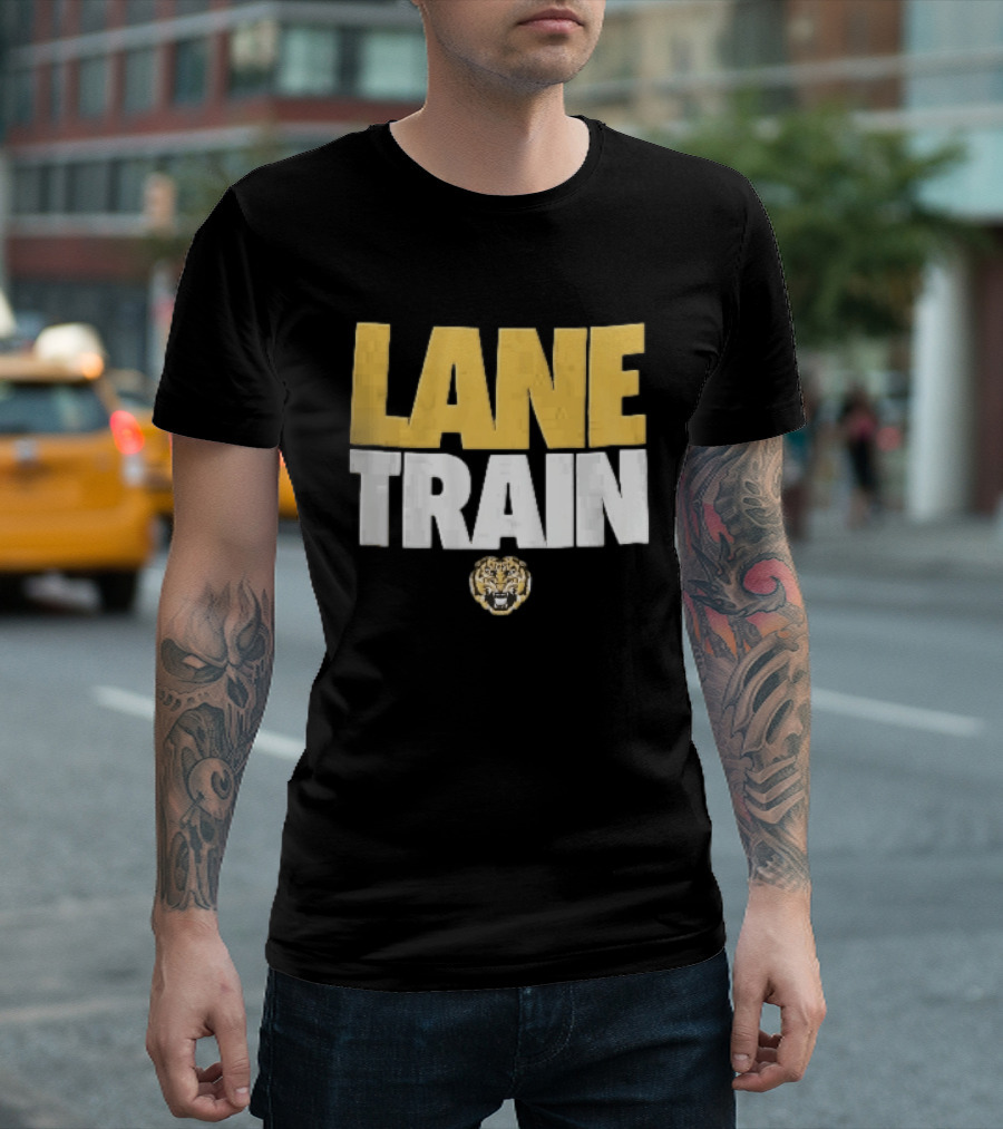 LSU Tigers NCAA Lane Train With Fierce Tiger T-Shirt