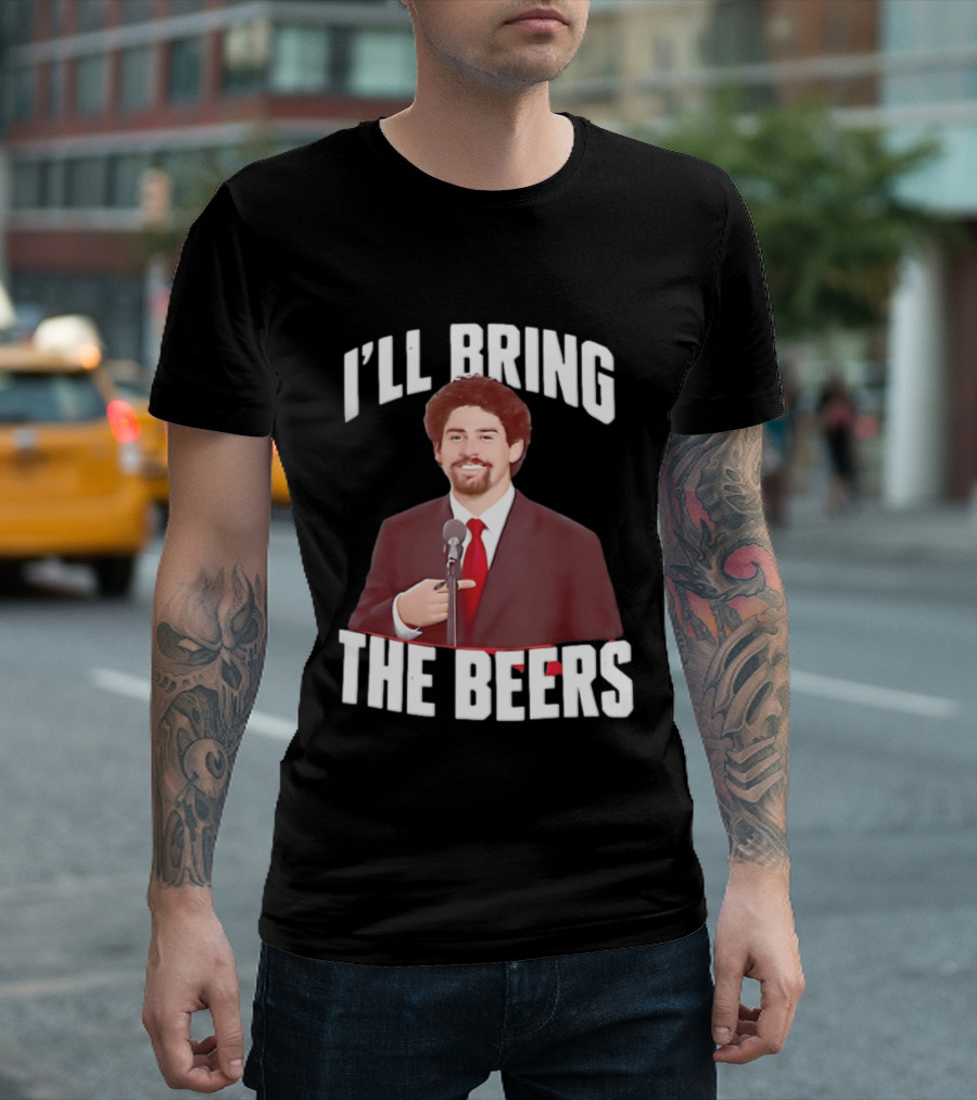 I'LL Bring The Beers Suit Red Tie T-Shirt