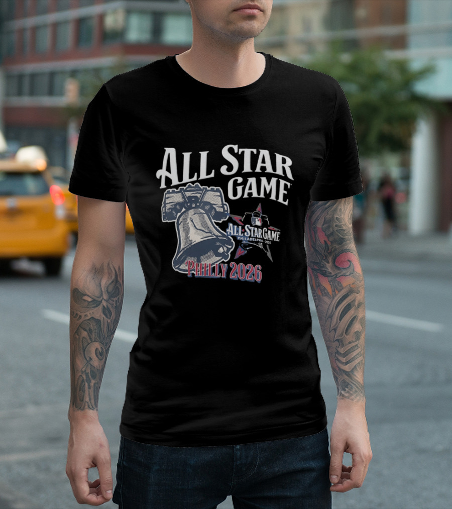 MLB Philadelphia Phillies All Star Game Liberty Bell Philly 2026 T-Shirt