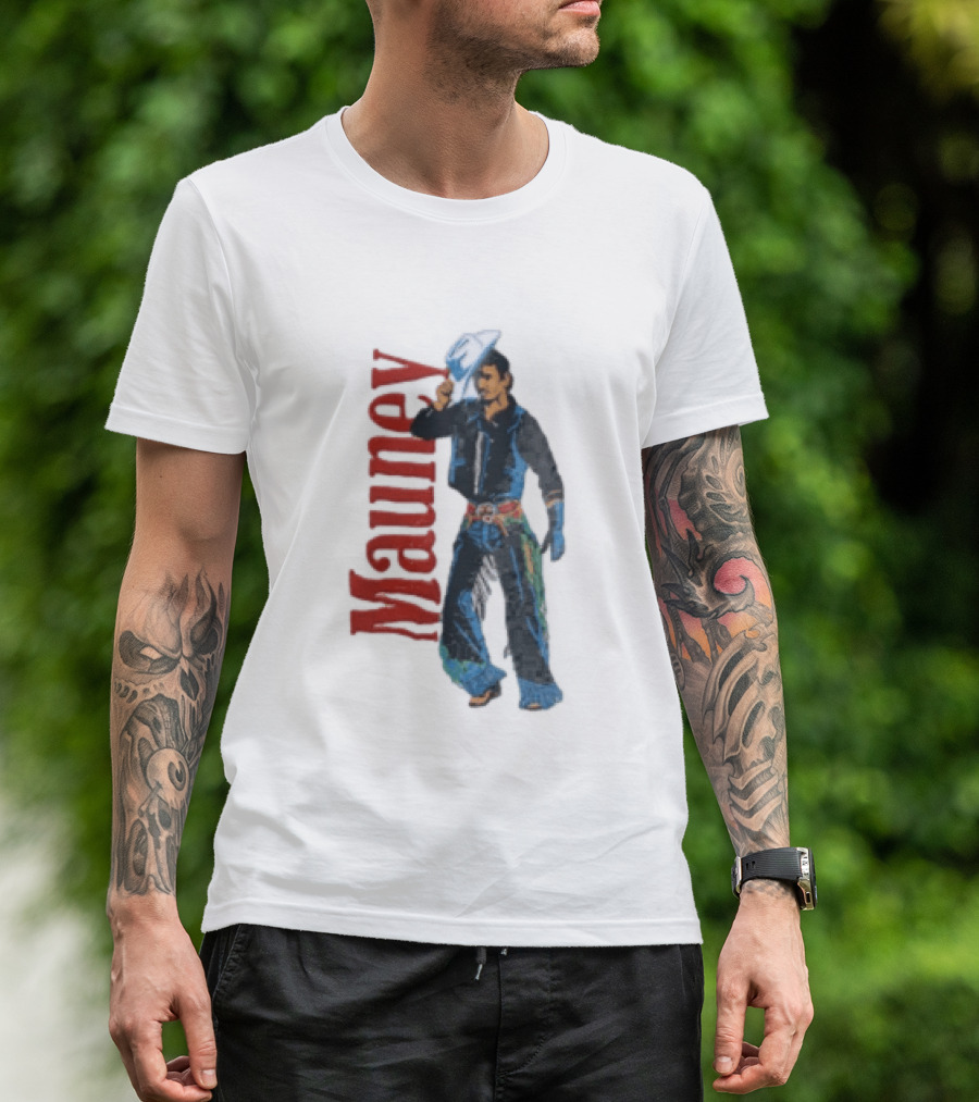 Mauney Cowboy Hat Salute Rodeo T-Shirt