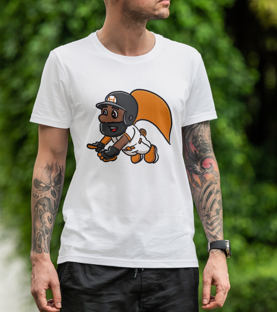 Super Baseball Bros Diving Catch Gamer Parody Superhero Player T-Shirt