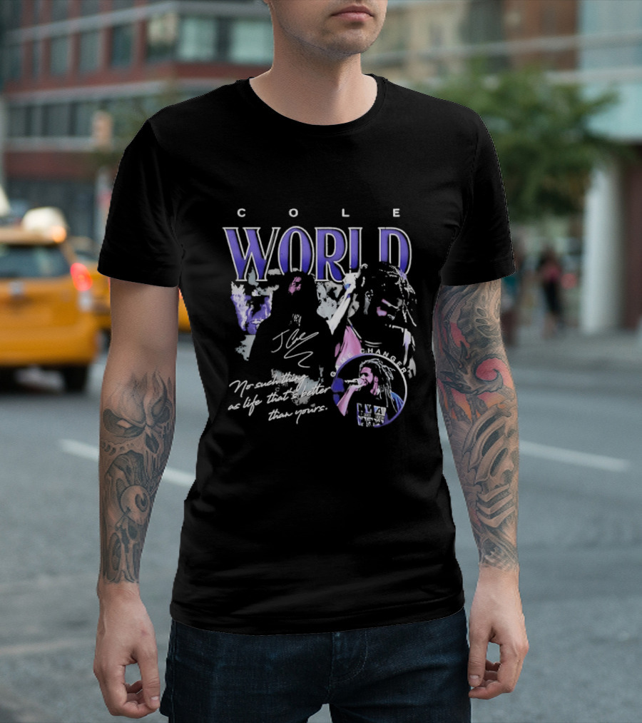 Cole World J. Cole Inspirational Music Game Changer T-Shirt