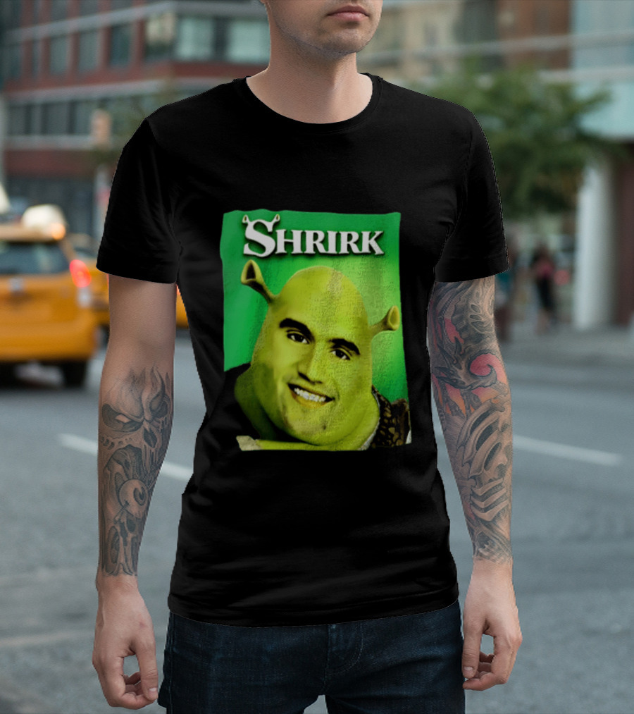 Shrirk Shrek Meme Face Swap Ogre T-Shirt