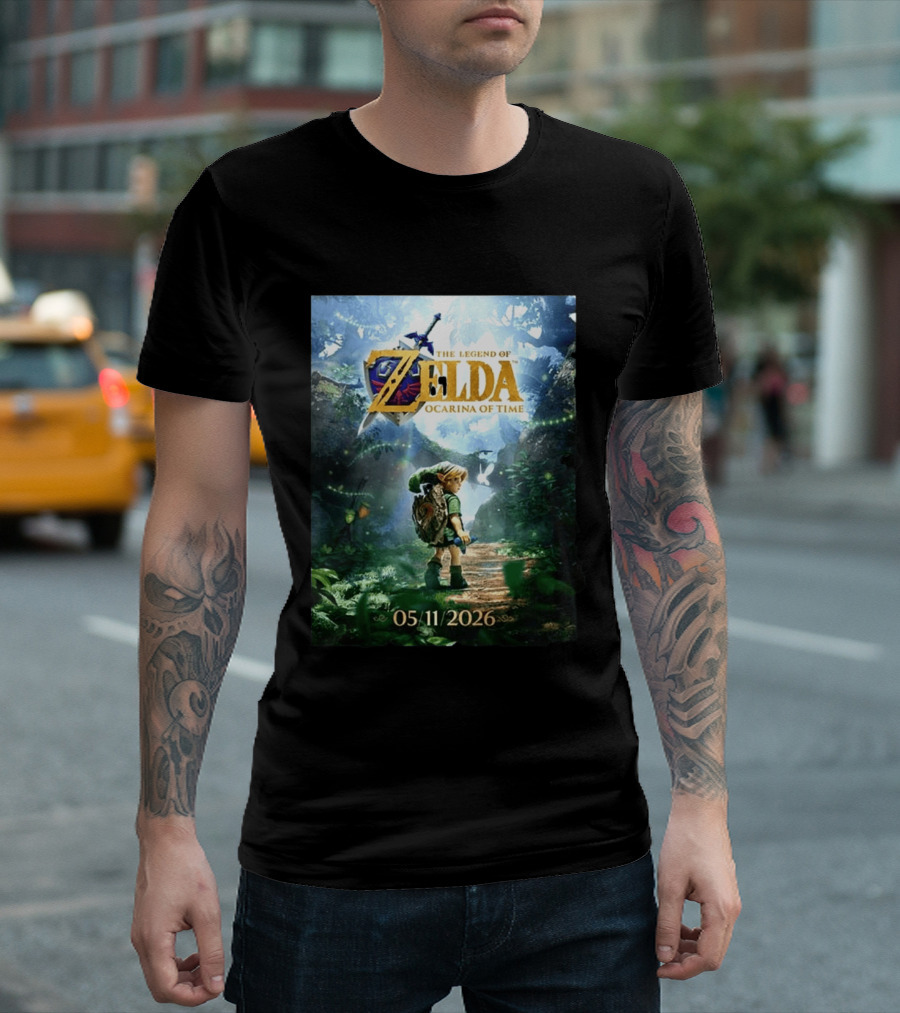 The Legend Of Zelda Ocarina Of Time 05/11/2026 Nitendo Switch 2 Release T-Shirt