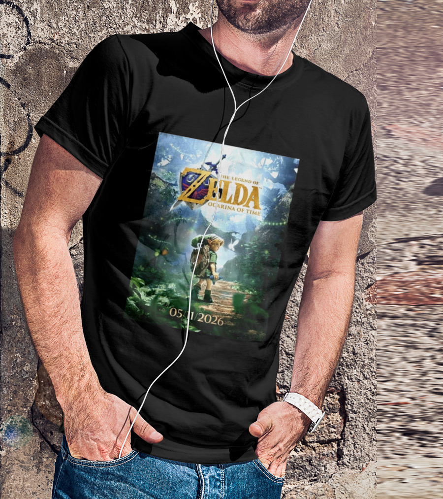 The Legend Of Zelda Ocarina Of Time 05/11/2026 Nitendo Switch 2 Release T-Shirt