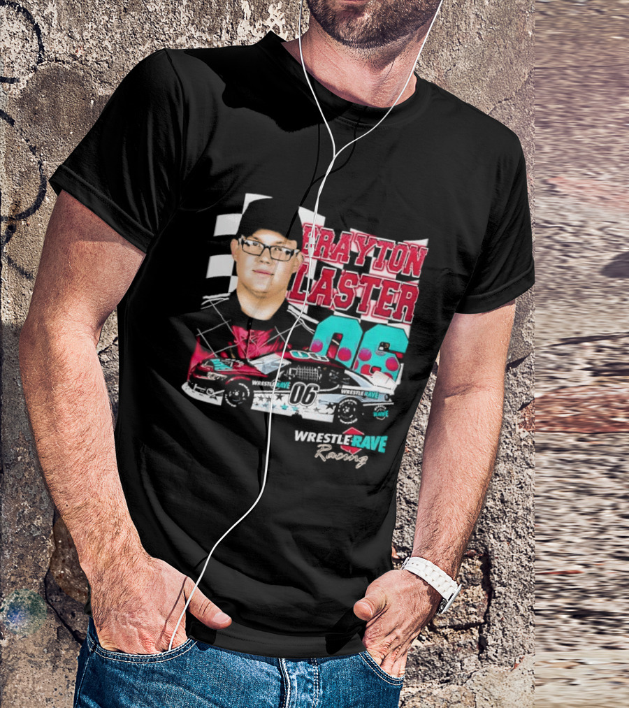 Brayton Laster Wrestle Rave Racing 06 Nascar T-Shirt
