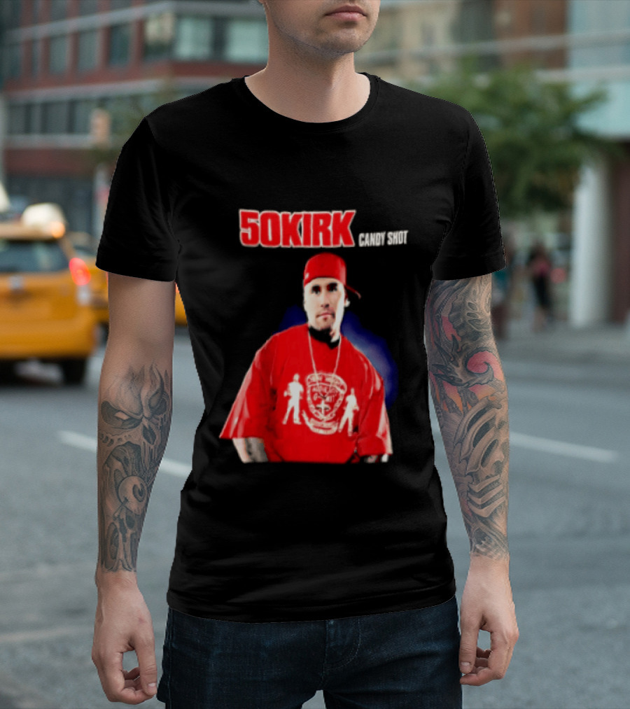 50KIRK Candy Shot Man Red Outfit T-Shirt