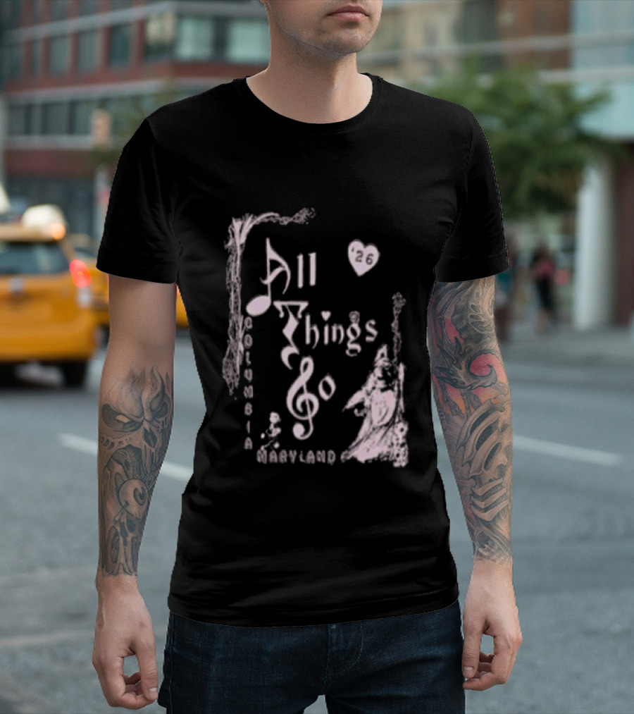 All Things Go NYC Festival 2026 DC Garden Angel T-Shirt
